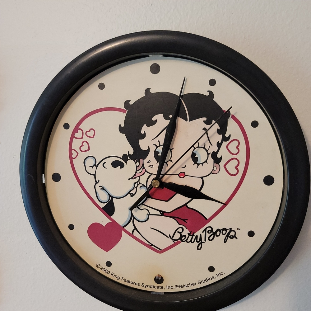 Betty Boop Wall Clock